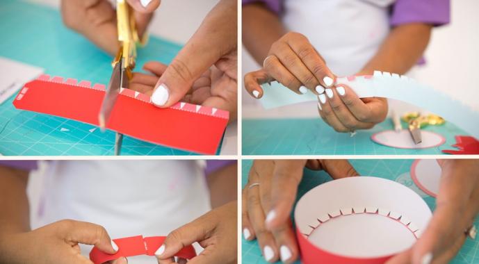 Κουτί καραμέλας DIY: λεπτομερή μαθήματα για βελόνες με υλικό φωτογραφιών και βίντεο Πρότυπα για κουτί ζαχαρωτών