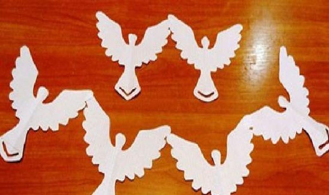 Ako vyrobiť anjela z papiera