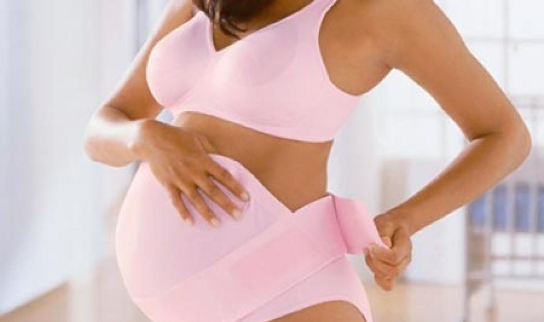 Когда и как одевать бандаж для беременных