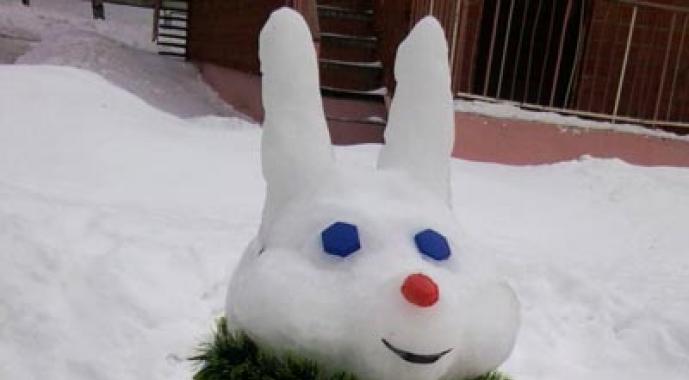 DIY snjegović za Novu godinu