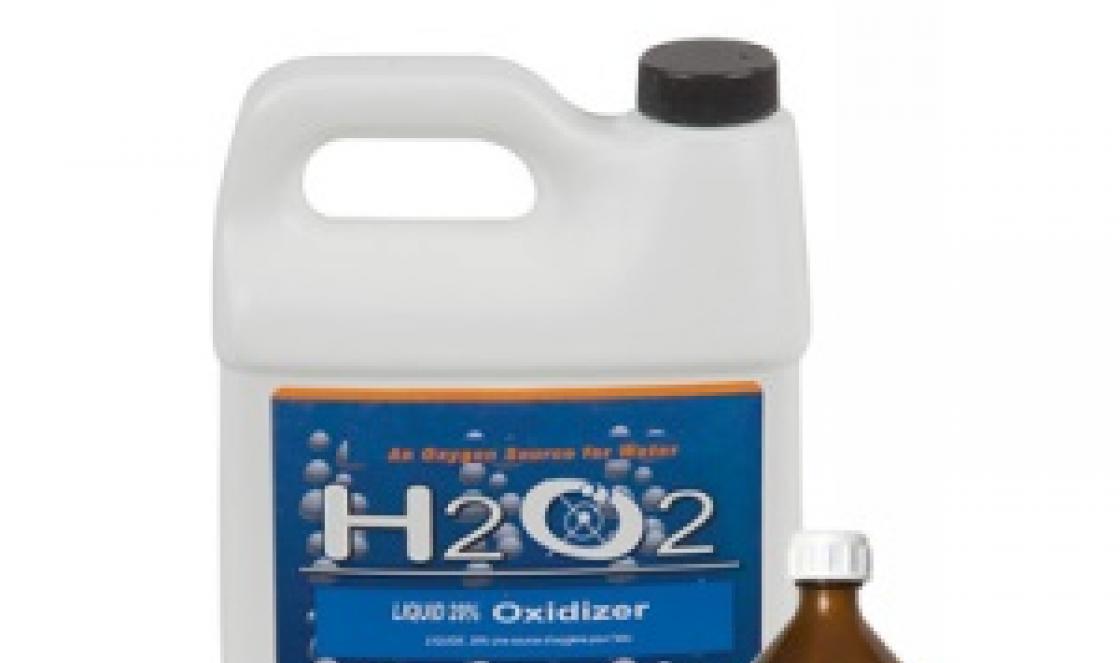 Pokyny pro použití peroxidu vodíku s detergenty pro dezinfekční účely Kontraindikace peroxidu vodíku